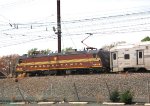 NJT 4636 heads west to the yard.